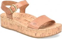 Born Women's Sari Sandal Cuoio Fuil Grain Leather Brown - BR0035506