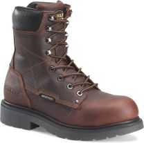 CAROLINA Men’s 8” D2ICE Aluminum Toe Waterproof DICE Work Boot Brown - CA6512