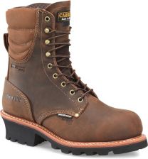 CAROLINA Men's 9" Hemlock Composite Toe Insulated Waterproof Work Boot Medium Brown - CA9834