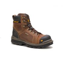 CATERPILLAR WORK Men's Hauler 6" Waterproof Composite Toe Work Boot Dark Beige - P90449