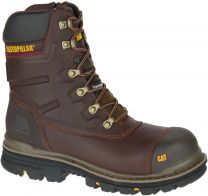 CATERPILLAR WORK Men's 8" Premier Waterproof Composite Toe Work Boot Brown - P90780