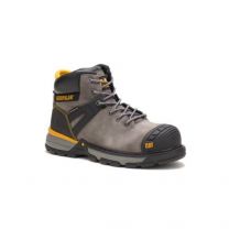 CATERPILLAR WORK Excavator Superlite Waterproof Carbon Composite Toe Work Boot Pewter - P91197