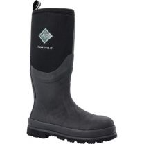 Muck Boot Company Men's 16" Chore Cool Tall Steel Toe EH Waterproof Work Boot Boot Black - CSCT-000