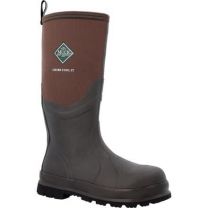 Muck Boot Company Men's 16" Chore Cool Tall Steel Toe EH Waterproof Work Boot Boot Brown - CSCT-STL