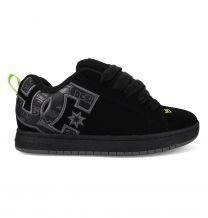 DC Shoes Men's Court Graffik Skate Shoe Black/Grey/Green - DC01661014-BKGYGN