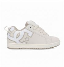 DC Shoes Men's COURT GRAFFIK Skate Shoe White/Off White/Tan - DC01665103-WHOWTN