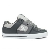 DC Shoes Men's PURE Skate Shoe Grey/White - DC01782030-GRYWHT