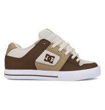 DC Shoes Men's PURE Skate Shoe Cream/Brown/Tan - DC01782210-CMBNTN
