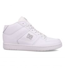 DC Shoes Women's Manteca 4 Mid White/Silver - DC01871110-WHTSLV