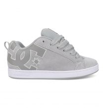 DC Shoes Women's COURT GRAFFIK Skate Shoe Grey/Silver - DC02222025-GRYSLV