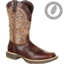 Durango Men's 12" Ulta-Lite™ Waterproof Western Boot Brown Leather Vintage - DDB0137