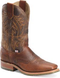 Double-H Boots Men’s 10” Feller Roper Western Boot Brown - DH4653