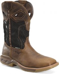 Double-H Boots Men's 11" Zenon Phantom Rider Composite Toe Waterproof Roper Work Boot Brown - DH5366