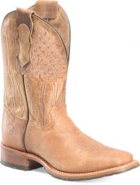 Double-H Boots Men’s 11” Covada Wide Square Toe ICE™ Stockman Western Boot Tan - DH7033