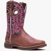 Durango Women's Lady Rebel Ultra-Lite Western Boot Burnished Chestnut/Rose - DRD0503