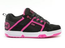 DVS Women's Comanche Skate Shoe Black/Pink/White - DVF0000029-997