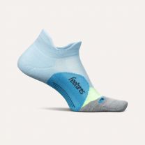 Feetures Unisex Elite Light Cushion No Show Tab Socks Blue Crystal - E5023685