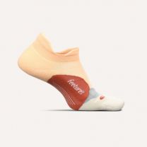 Feetures Unisex Elite Light Cushion No Show Tab Socks Electric Peach - E50540