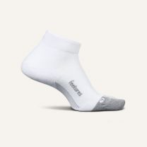 Feetures Unisex Elite Max Cushion Low Cut Socks White - EC30158