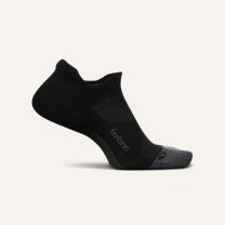 Feetures Unisex Elite Max Cushion No Show Tab Socks Black - E50159