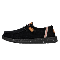 HEY DUDE Shoes Women's Wendy Washed Canvas Black - 40297-001