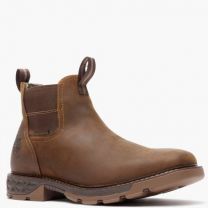 GEORGIA BOOT Men’s 6” Carbo-Tec FLX Waterproof Chelsea Soft Toe Work Boot Brown - GB00700