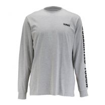 DEWALT Men's Guaranteed Tough Long Sleeve T-Shirt Heather Grey - DXWW50017-HEA