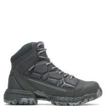 HYTEST Men's 6" Footrests® 2.0 Trio Waterproof Nano Toe Work Boot Black - K23260