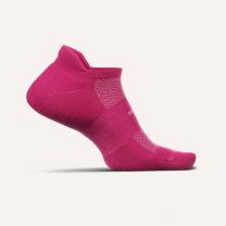 Feetures Unisex High Performance Cushion No Show Tab Socks Grape Twist - FA50502