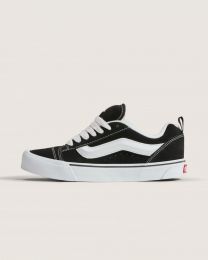 VANS Unisex Knu Skool Shoes Black/True White - VN0009QC6BT