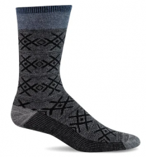 Sockwell Men's Cabin Therapy Crew Essential Comfort Socks Charcoal - LD63M-850