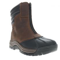 Propet Men's Blizzard Tall Zip Waterproof Insulated Boot Brown/Black - MBA035L