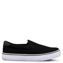 Lugz Men’s Clipper Slip-On Wide Sneaker Black/White/Black - MCLPRWC-008