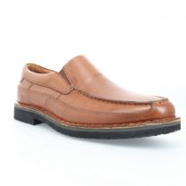 Propet Men's Flynn Leather Slip On Shoes Tan - MDX034LTAN