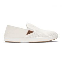 OluKai Women's Pehuea Slip-On Sneaker Bright White/Bright White - 20271-WBWB