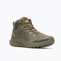 MERRELL WORK Men's Nova 3 Mid Tactical Waterproof Boot Olive - J005053