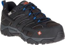 MERRELL WORK Men's Moab 2 Vent Composite Toe Waterproof Work Shoe Black - J15777