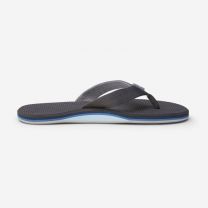 Hari Mari Men's Dunes Memory Foam Arch Support Flip Flops Charcoal - 1061-213