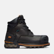 Timberland PRO Men's 6" Boondock Composite Toe Waterproof Work Boot Black - TB1A1FZP001