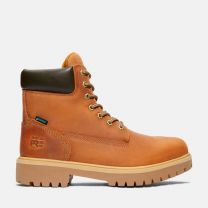 Timberland PRO Men's 6" Direct Attach Soft Toe Insulated Waterproof Work Boot Brown/Marigold - TB1A262R214