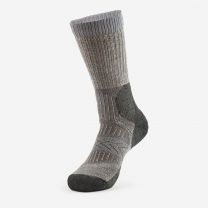 Thorlo Unisex Moderate Cushion Crew Warm 20% PrimaLoft® Merino Wool Hiking Socks Silver Fox - OFXU-117