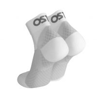OS1st Unisex Plantar Fasciitis Quarter Crew Socks White - OS1-3434W