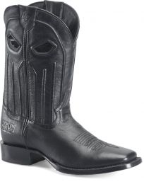 Phantom Rider Men's 11" Arcana Roper Western Boot Black - PH5044