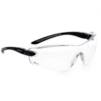 Bollé Safety Cobra Safety Glasses Clear Lenses with Black/Grey Frame - 40040