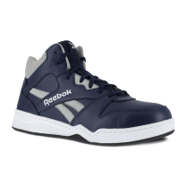 Reebok Work Men's BB4500 Work Composite Toe ESD Athletic High Top Work Shoe Navy/Grey - RB4133