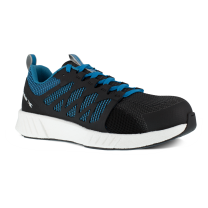 Reebok Work Men's Fusion Flexweave Composite Toe EH Athletic Work Shoe Black/Blue - RB4314