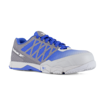 Reebok Work Women's Speed TR Composite Toe ESD Athletic Work Shoe Grey/Blue - RB452