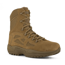 Reebok Work Women's 8" Rapid Response Soft Toe Stealth Boot with Side Zipper Coyote - RB897