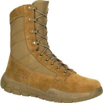 Rocky Men's 8" C4R Tactical Military Boot Coyote Brown - RKC087