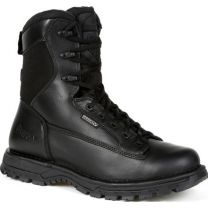 Rocky Men's 8" Portland Side Zip Waterproof Public Service Boot Black - RKD0067